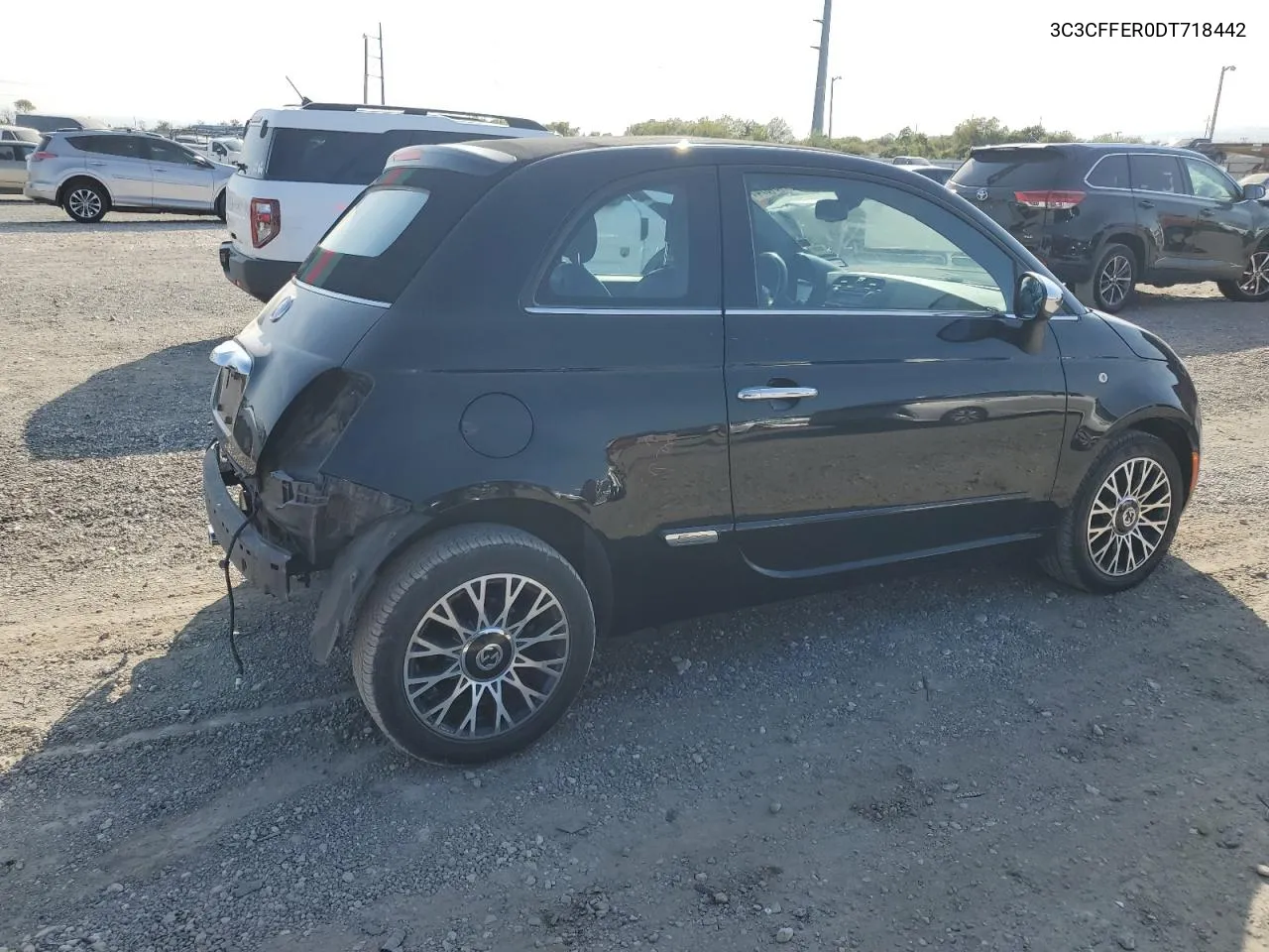 2013 Fiat 500 Lounge VIN: 3C3CFFER0DT718442 Lot: 76451874