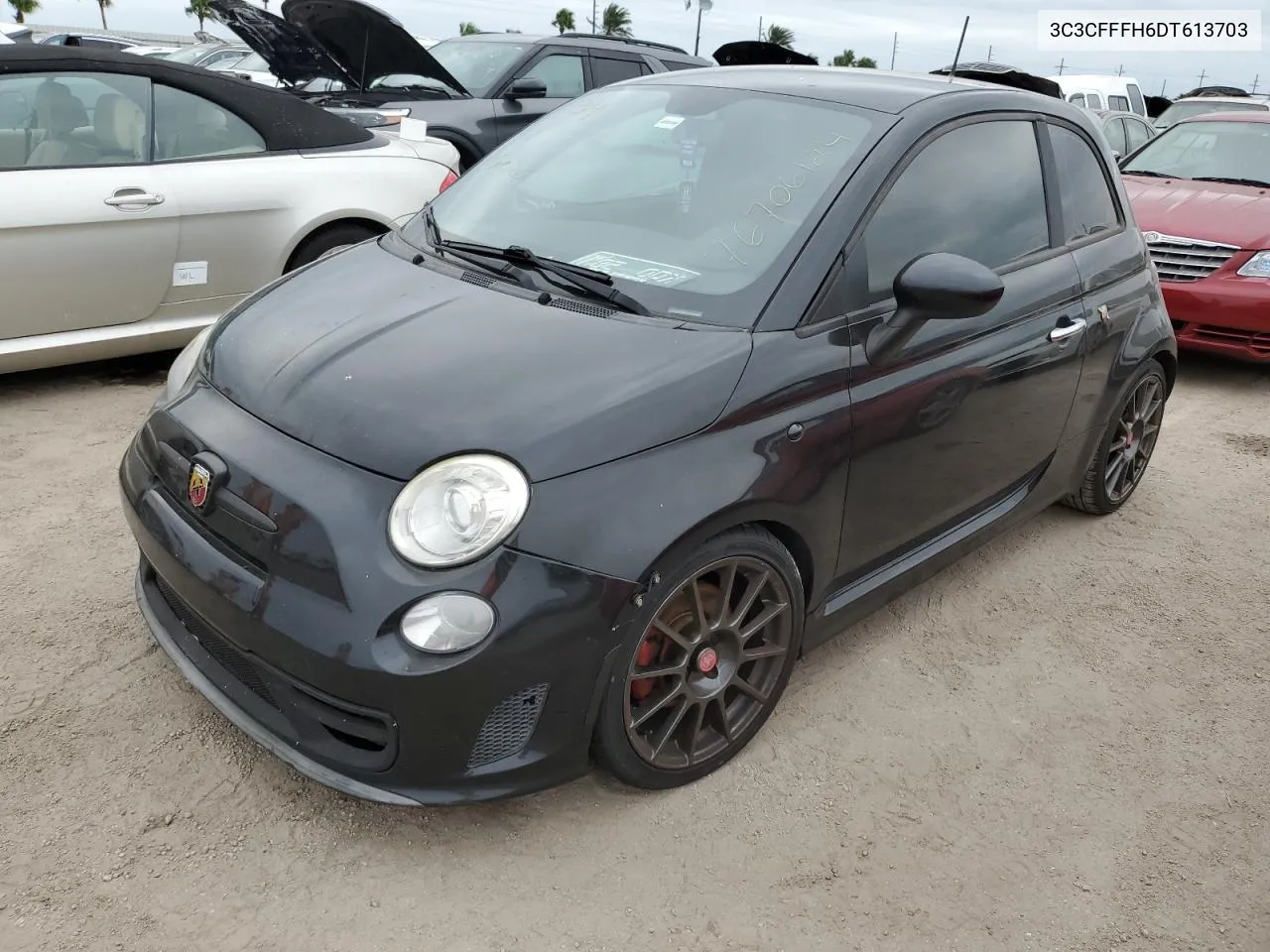 2013 Fiat 500 Abarth VIN: 3C3CFFFH6DT613703 Lot: 76706124