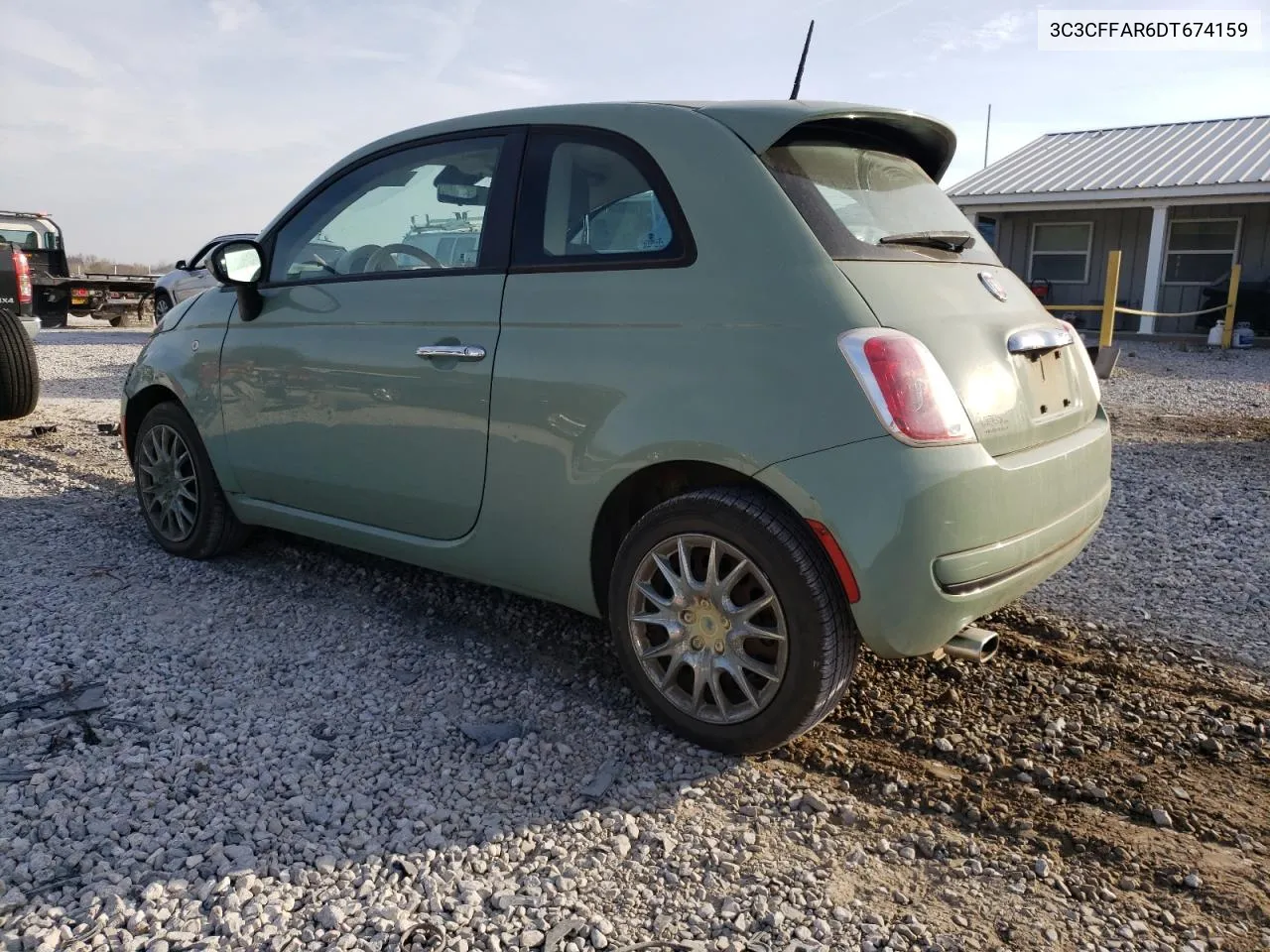 2013 Fiat 500 Pop VIN: 3C3CFFAR6DT674159 Lot: 77880364