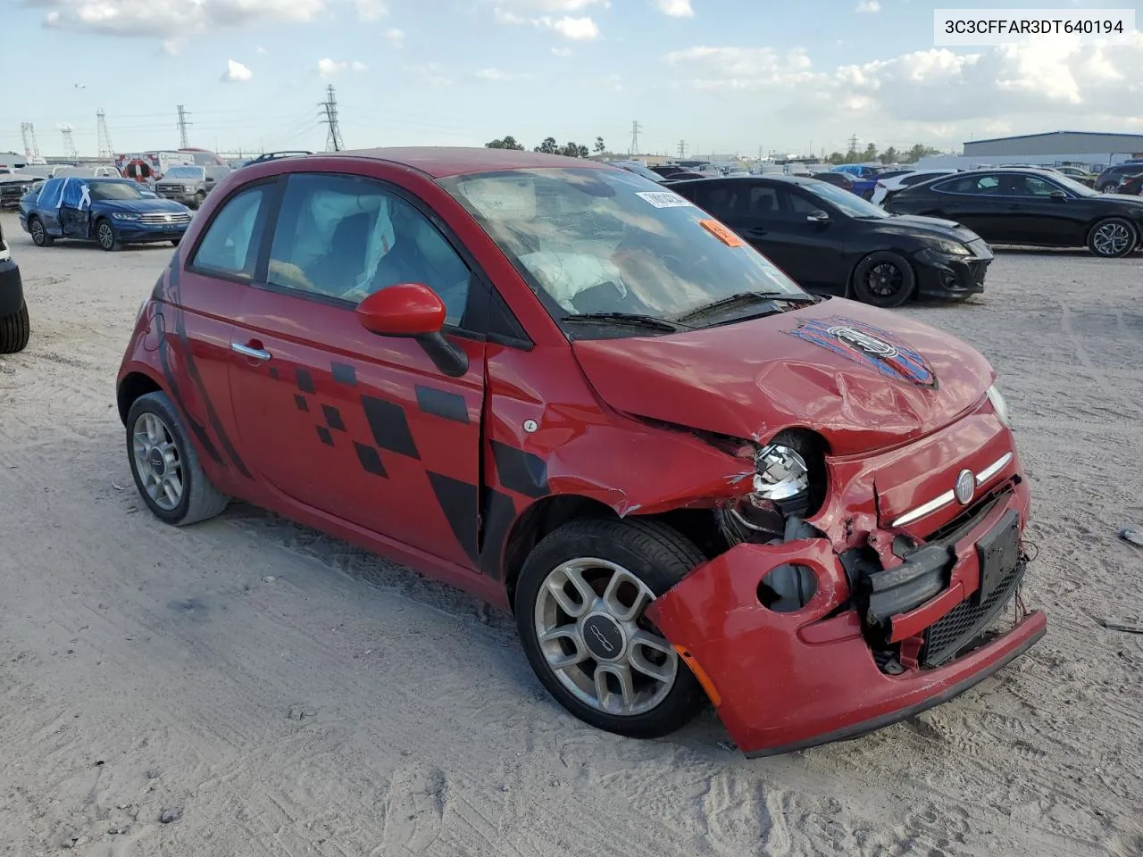 3C3CFFAR3DT640194 2013 Fiat 500 Pop