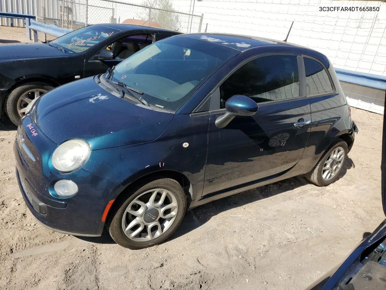 2013 Fiat 500 Pop VIN: 3C3CFFAR4DT665850 Lot: 78266474