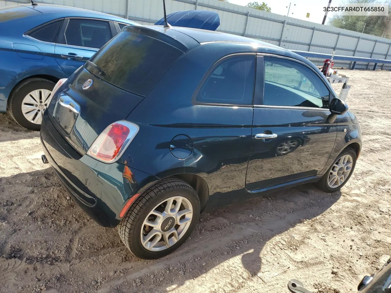 2013 Fiat 500 Pop VIN: 3C3CFFAR4DT665850 Lot: 78266474