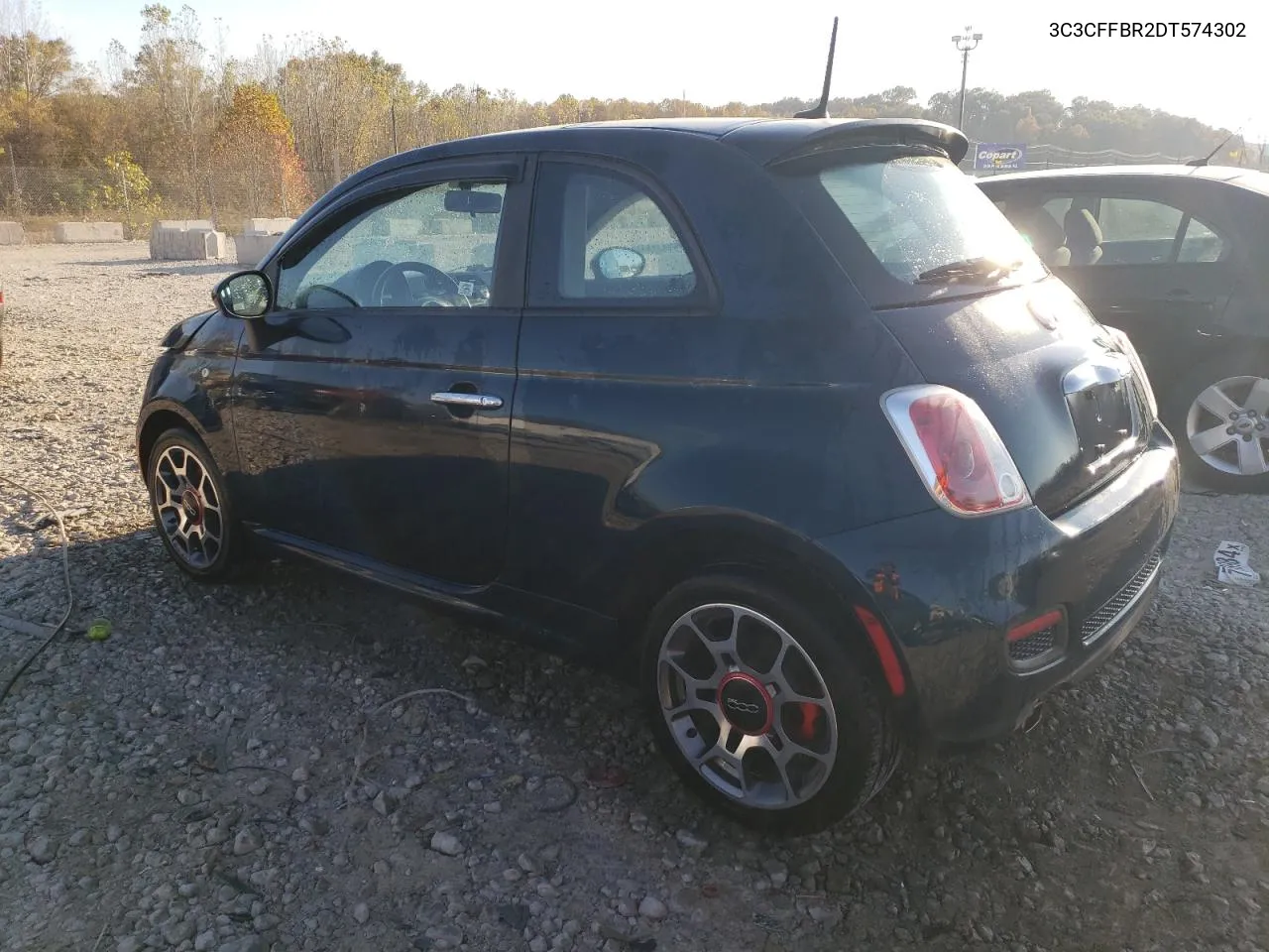 2013 Fiat 500 Sport VIN: 3C3CFFBR2DT574302 Lot: 78393754