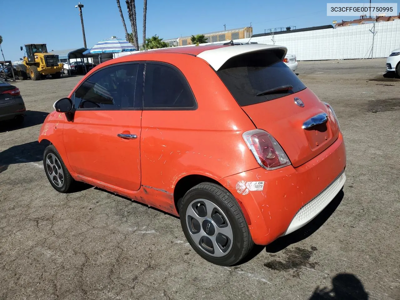 2013 Fiat 500 Electric VIN: 3C3CFFGE0DT750995 Lot: 78531344