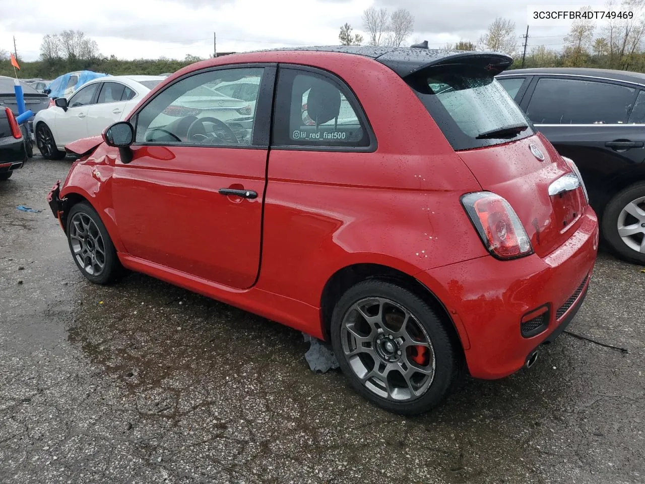 2013 Fiat 500 Sport VIN: 3C3CFFBR4DT749469 Lot: 78939074