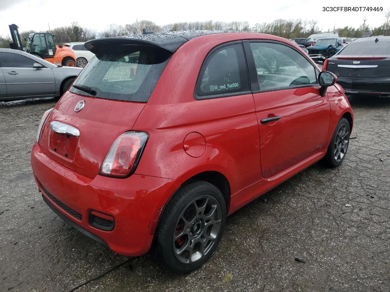 2013 Fiat 500 Sport VIN: 3C3CFFBR4DT749469 Lot: 78939074