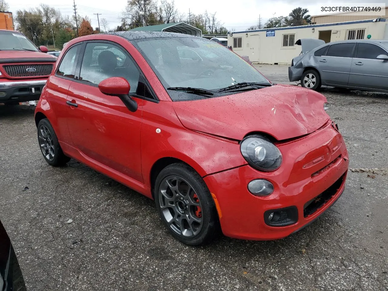 2013 Fiat 500 Sport VIN: 3C3CFFBR4DT749469 Lot: 78939074