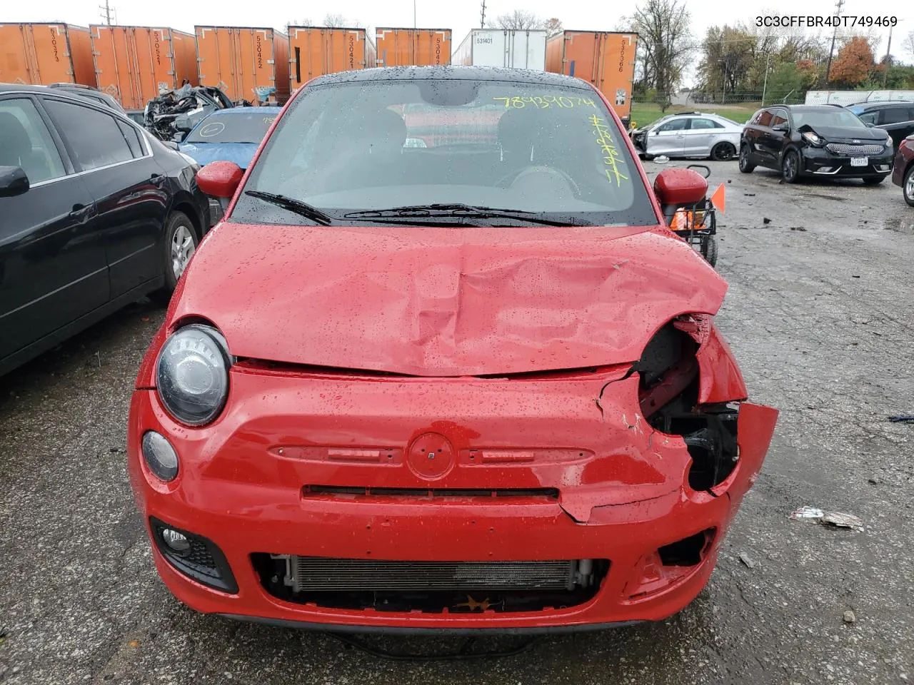 2013 Fiat 500 Sport VIN: 3C3CFFBR4DT749469 Lot: 78939074