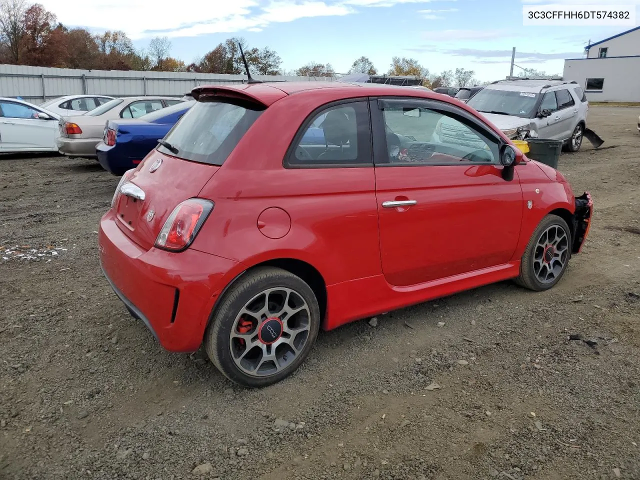 2013 Fiat 500 Sport VIN: 3C3CFFHH6DT574382 Lot: 78981604