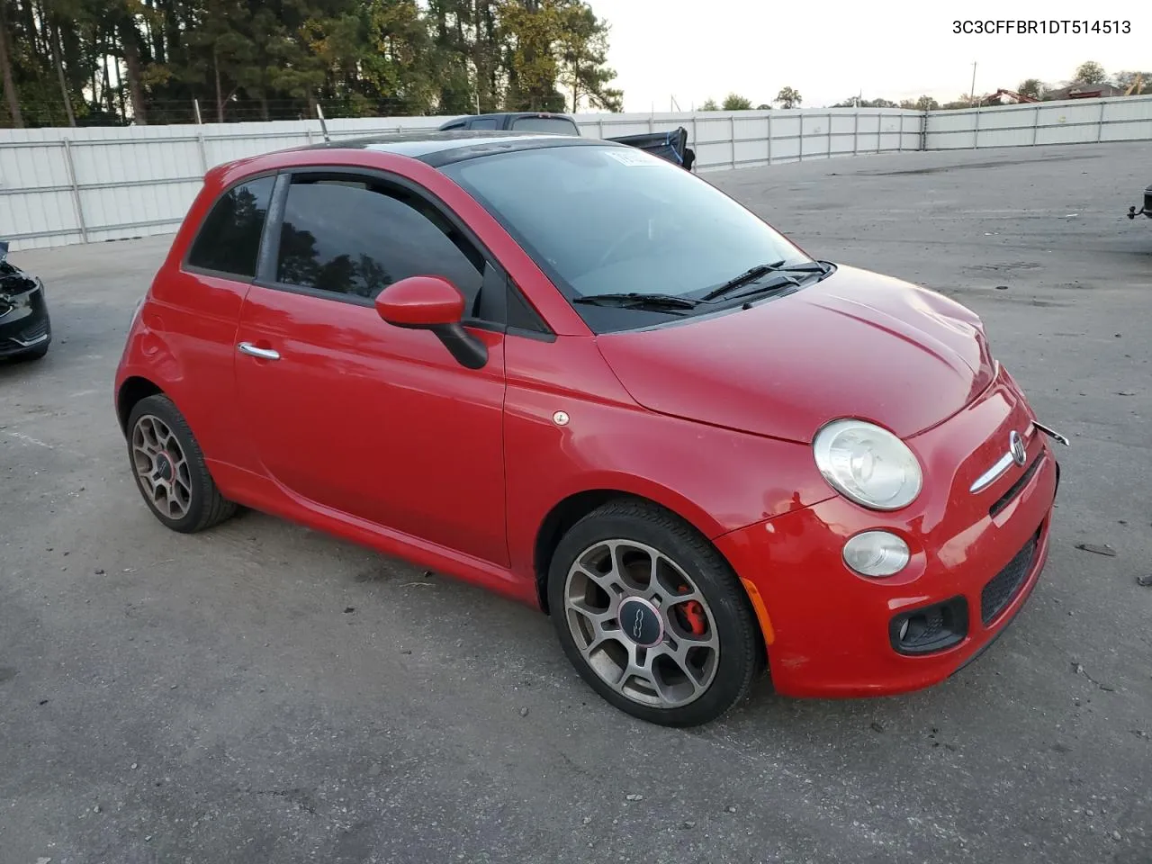 2013 Fiat 500 Sport VIN: 3C3CFFBR1DT514513 Lot: 79150294