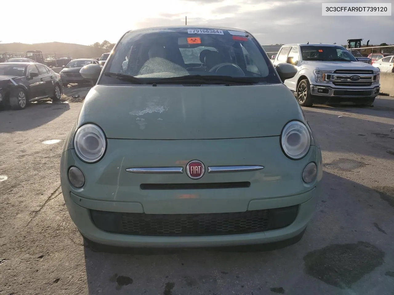 2013 Fiat 500 Pop VIN: 3C3CFFAR9DT739120 Lot: 79168384