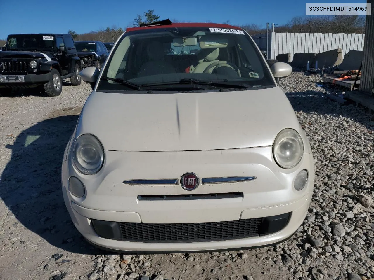 2013 Fiat 500 Pop VIN: 3C3CFFDR4DT514969 Lot: 79255364