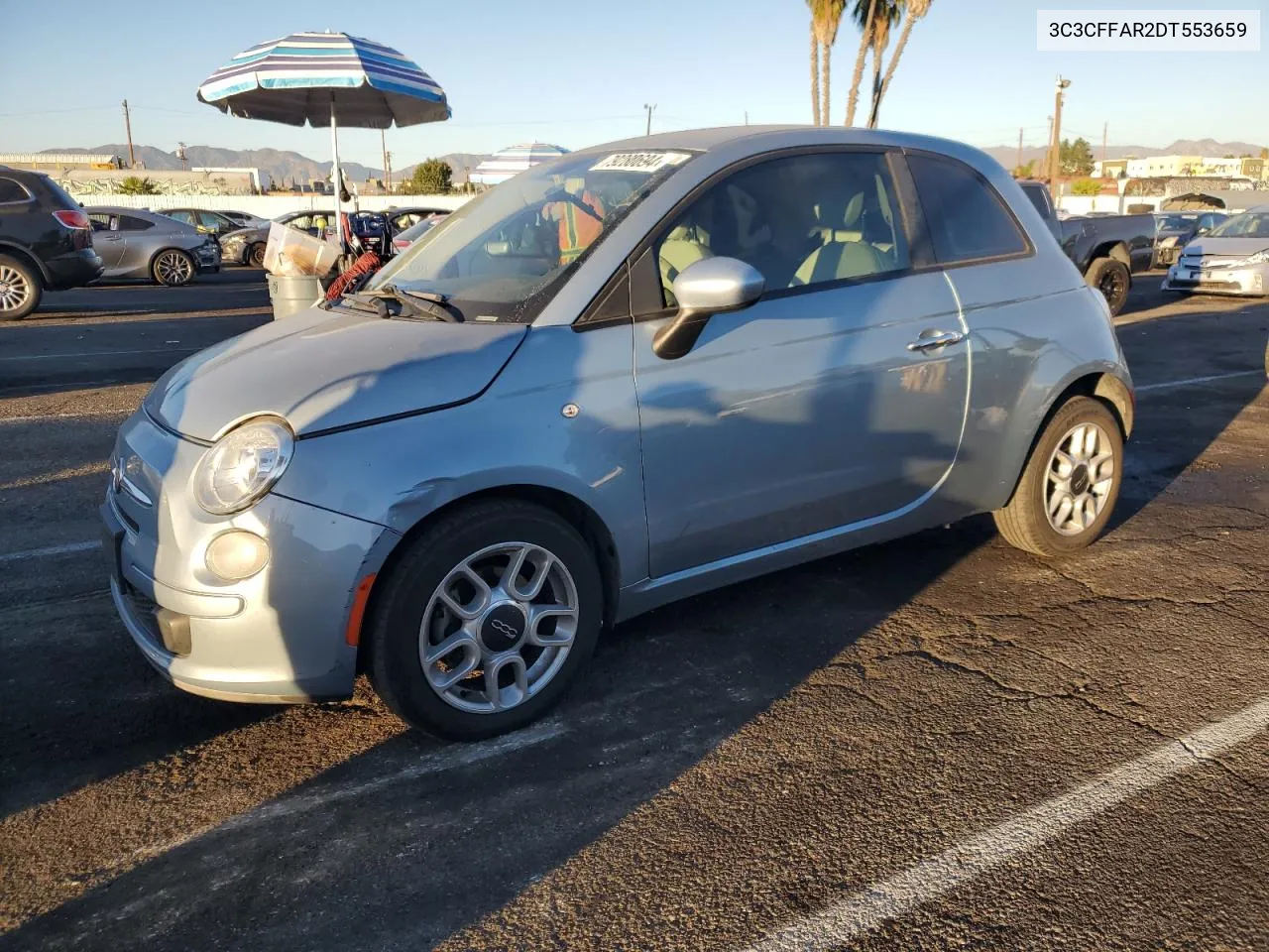 3C3CFFAR2DT553659 2013 Fiat 500 Pop