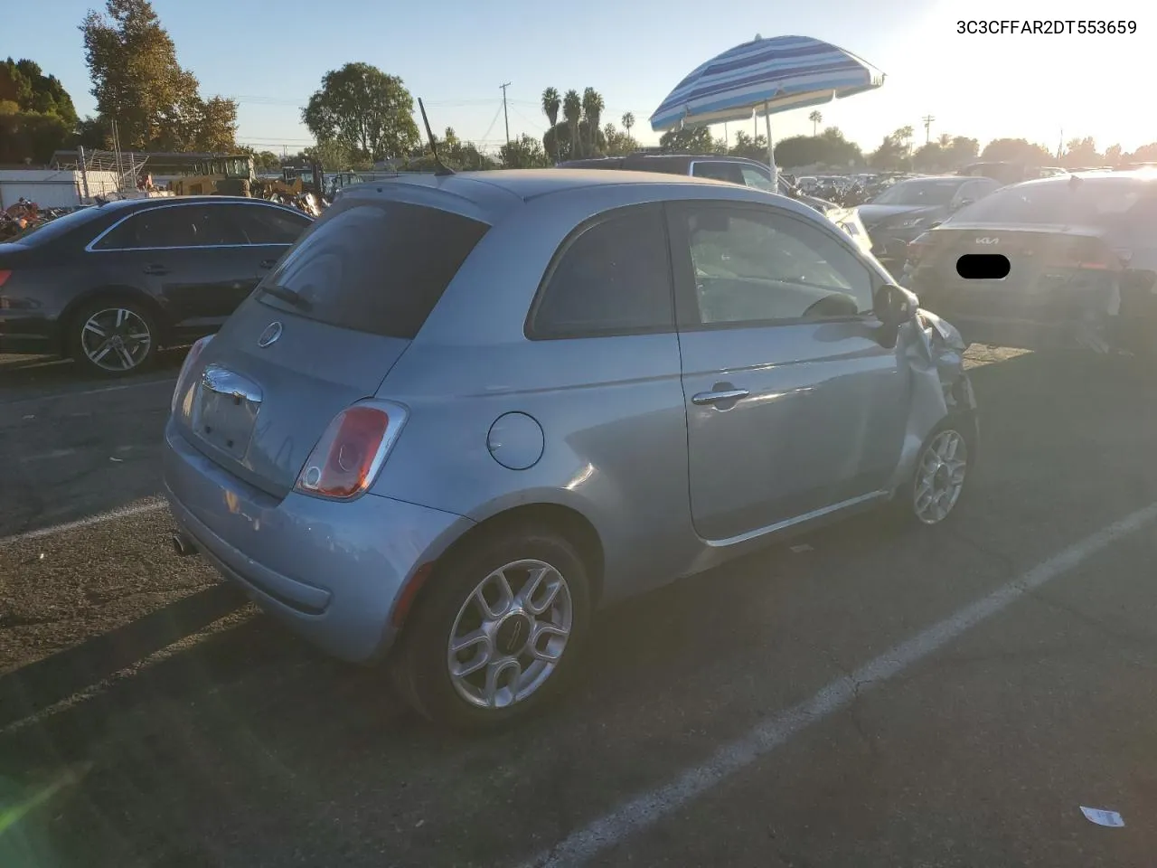 3C3CFFAR2DT553659 2013 Fiat 500 Pop