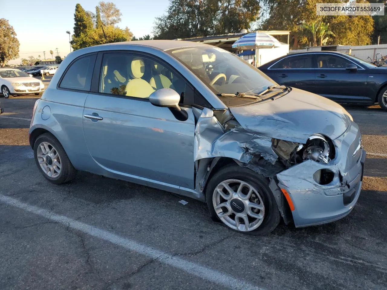 3C3CFFAR2DT553659 2013 Fiat 500 Pop