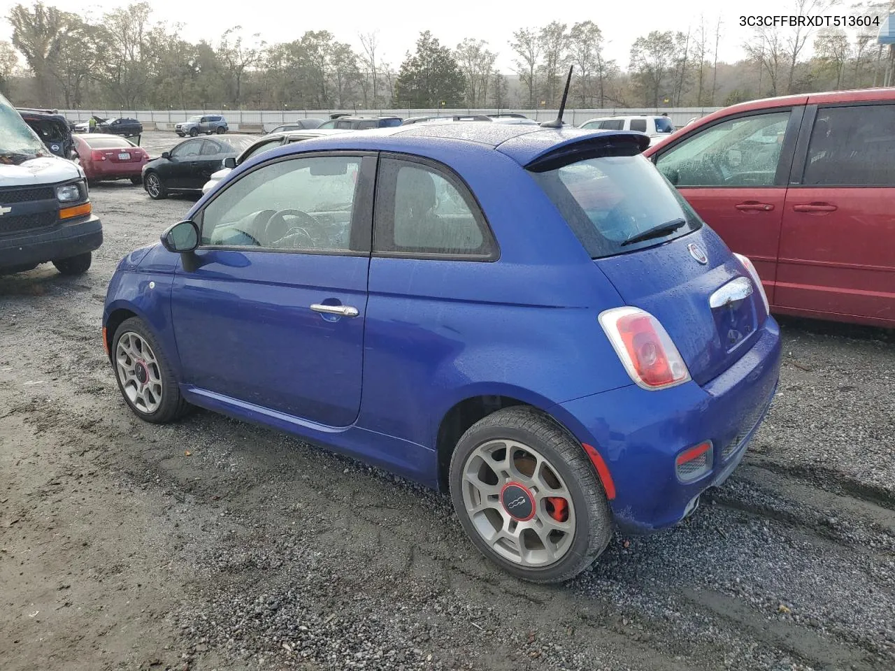 2013 Fiat 500 Sport VIN: 3C3CFFBRXDT513604 Lot: 79764634