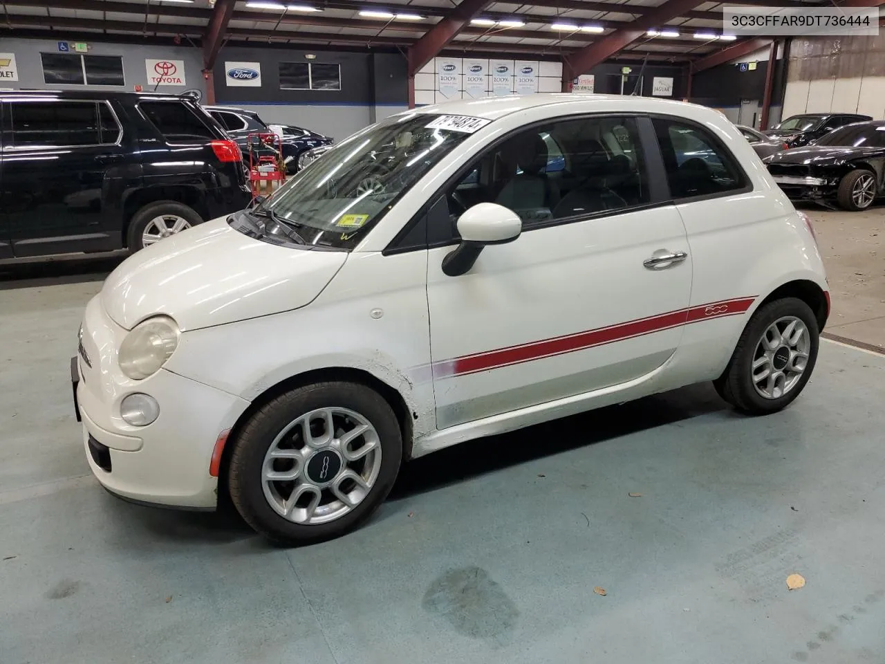 2013 Fiat 500 Pop VIN: 3C3CFFAR9DT736444 Lot: 79794874