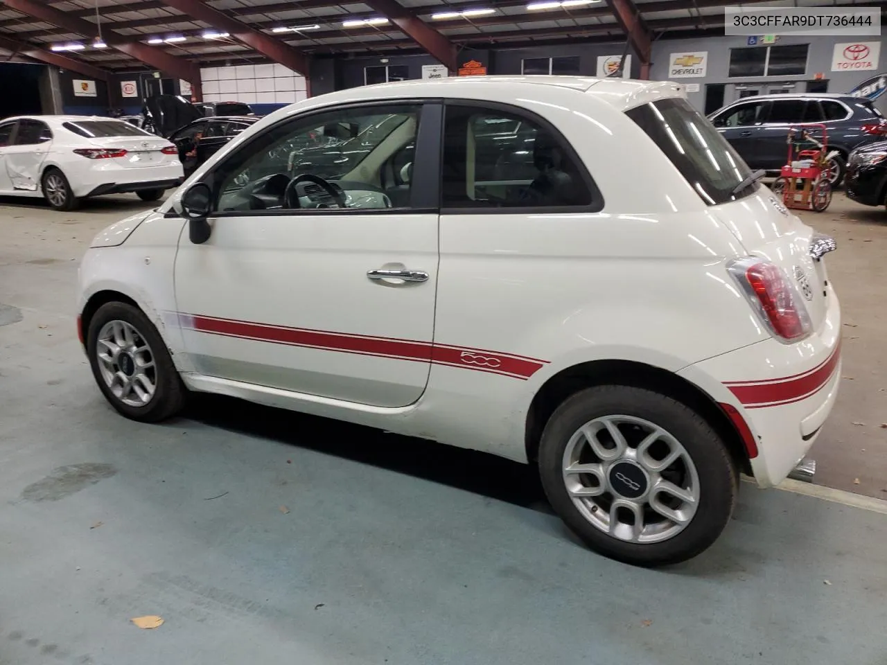 2013 Fiat 500 Pop VIN: 3C3CFFAR9DT736444 Lot: 79794874