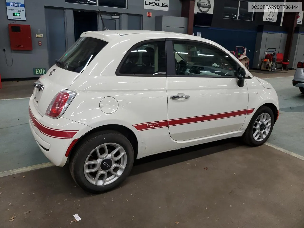 2013 Fiat 500 Pop VIN: 3C3CFFAR9DT736444 Lot: 79794874