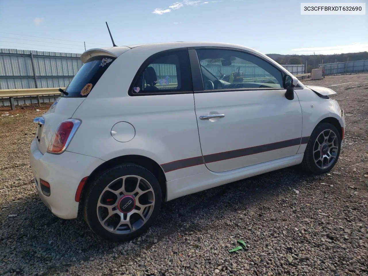 2013 Fiat 500 Sport VIN: 3C3CFFBRXDT632690 Lot: 79882264