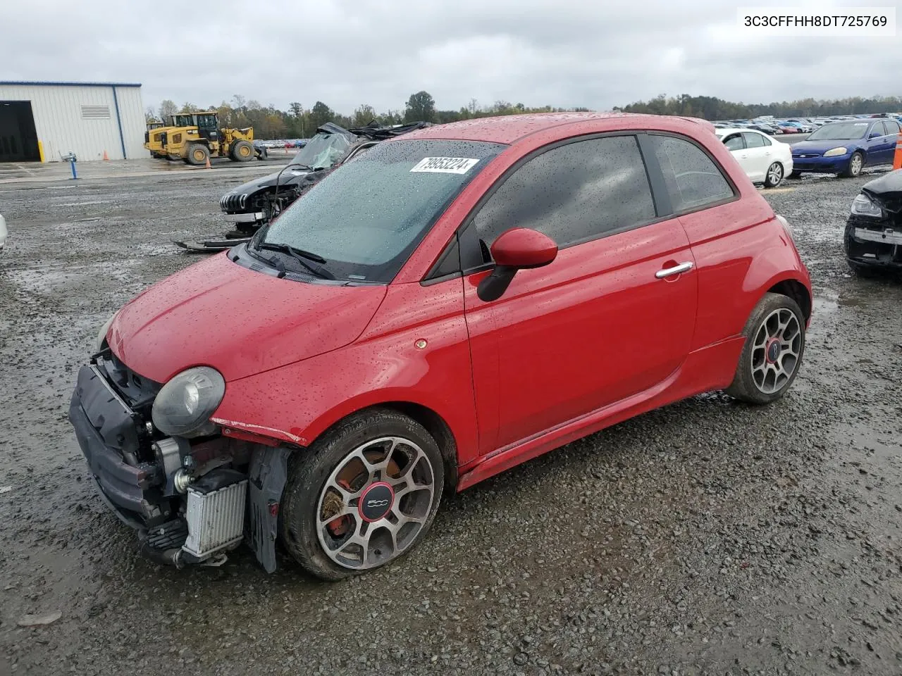 2013 Fiat 500 Sport VIN: 3C3CFFHH8DT725769 Lot: 79953224