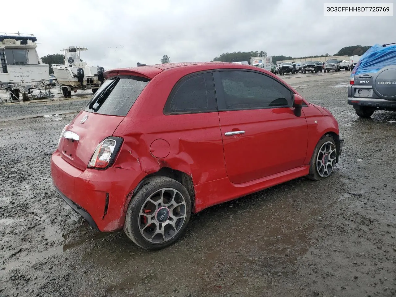 2013 Fiat 500 Sport VIN: 3C3CFFHH8DT725769 Lot: 79953224