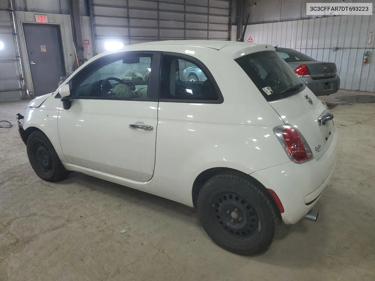 2013 Fiat 500 Pop VIN: 3C3CFFAR7DT693223 Lot: 80109524