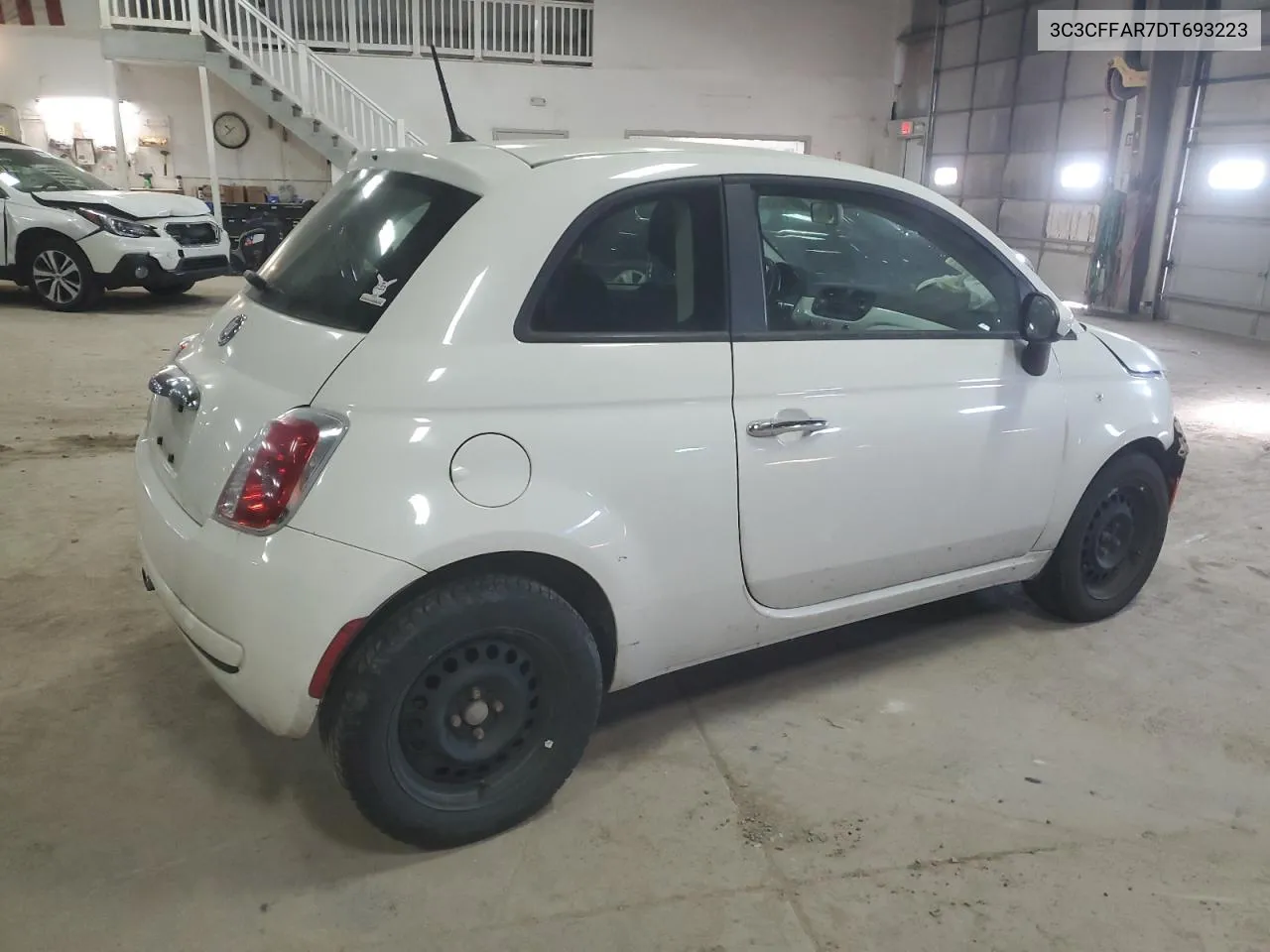 2013 Fiat 500 Pop VIN: 3C3CFFAR7DT693223 Lot: 80109524