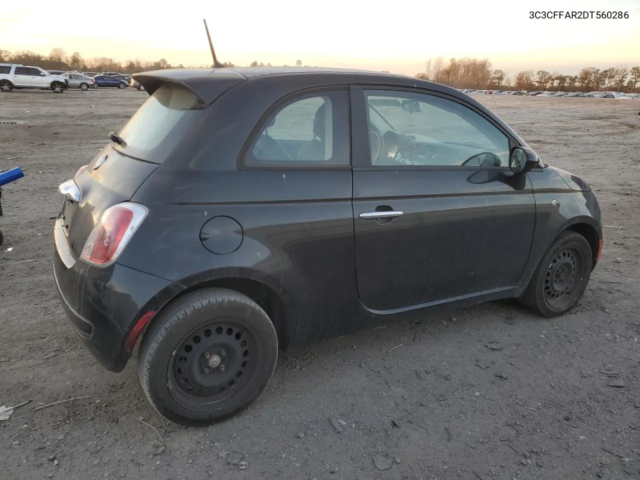 2013 Fiat 500 Pop VIN: 3C3CFFAR2DT560286 Lot: 80703194