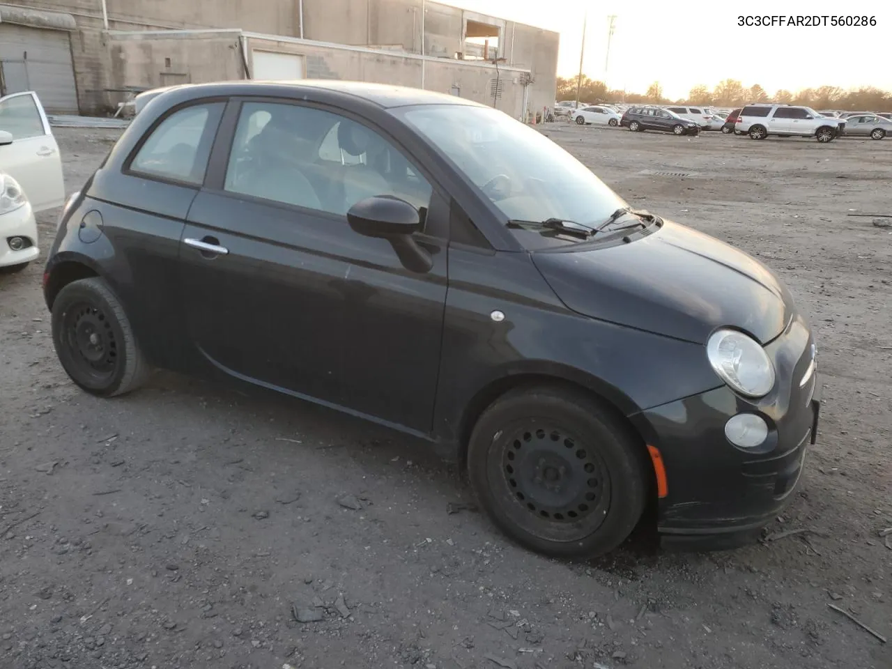 2013 Fiat 500 Pop VIN: 3C3CFFAR2DT560286 Lot: 80703194