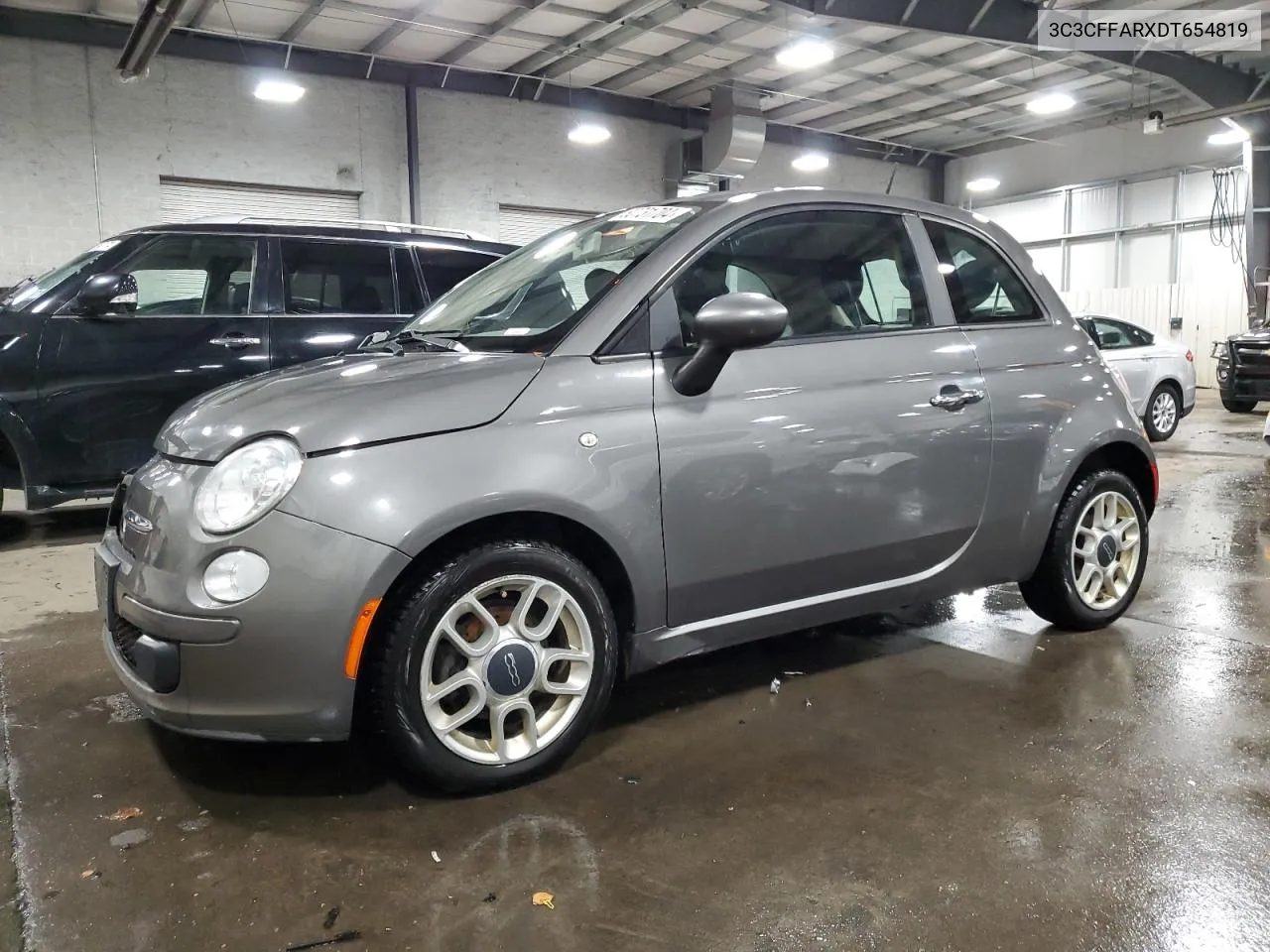 2013 Fiat 500 Pop VIN: 3C3CFFARXDT654819 Lot: 80731704