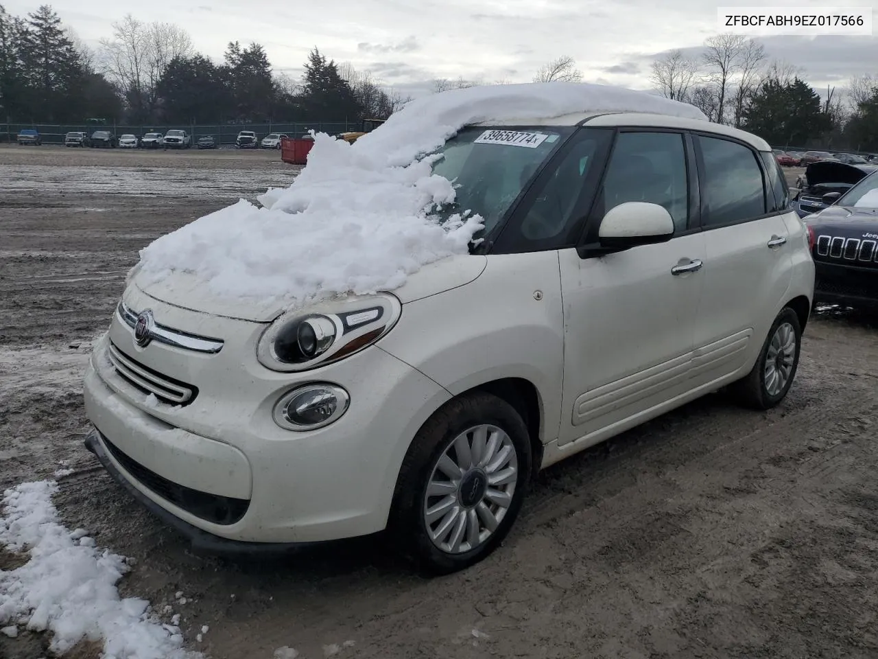 2014 Fiat 500L Easy VIN: ZFBCFABH9EZ017566 Lot: 39658774