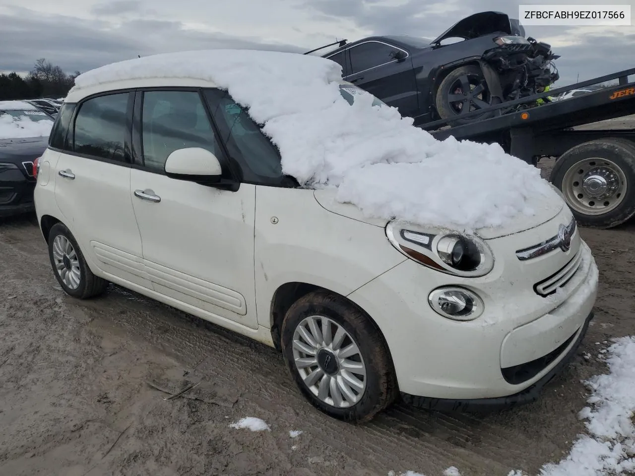 2014 Fiat 500L Easy VIN: ZFBCFABH9EZ017566 Lot: 39658774