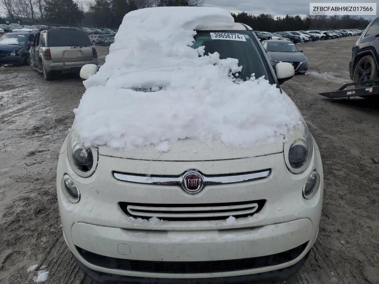 2014 Fiat 500L Easy VIN: ZFBCFABH9EZ017566 Lot: 39658774