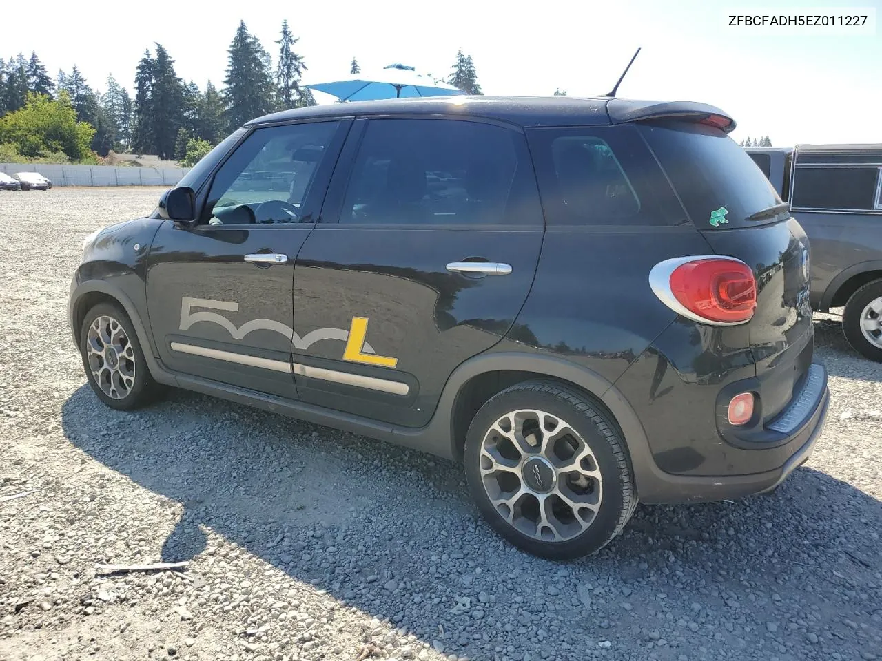 2014 Fiat 500L Trekking VIN: ZFBCFADH5EZ011227 Lot: 65873224