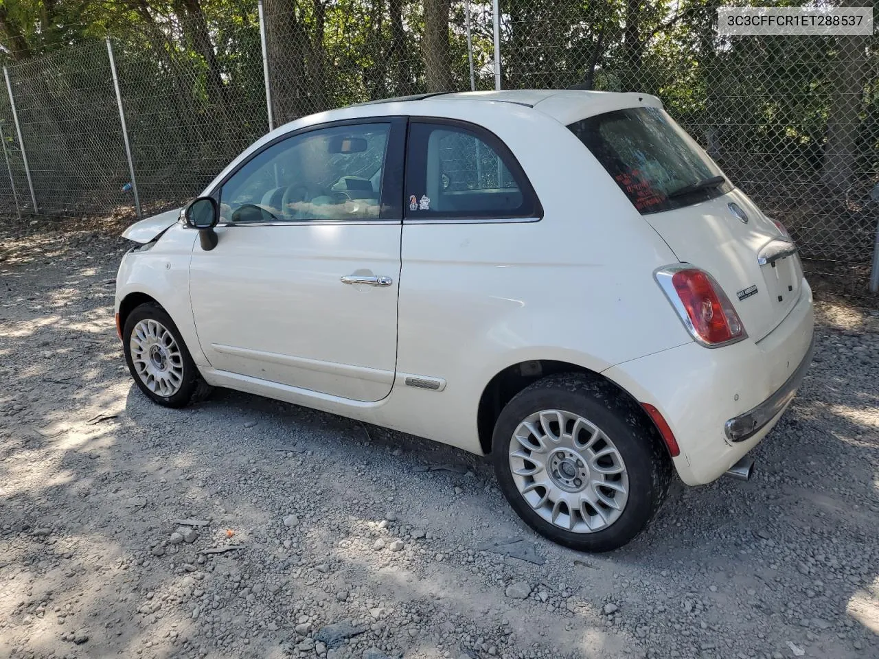 2014 Fiat 500 Lounge VIN: 3C3CFFCR1ET288537 Lot: 67086104