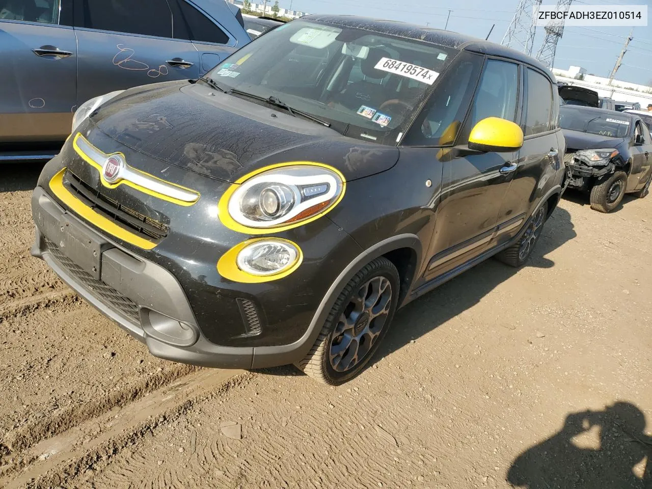 ZFBCFADH3EZ010514 2014 Fiat 500L Trekking