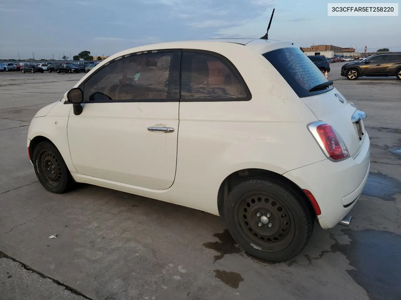 2014 Fiat 500 Pop VIN: 3C3CFFAR5ET258220 Lot: 70130294