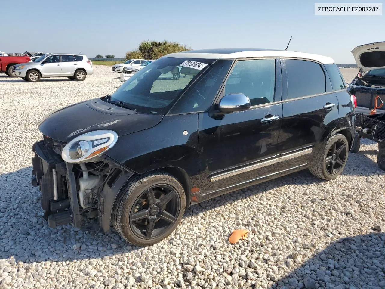 2014 Fiat 500L Lounge VIN: ZFBCFACH1EZ007287 Lot: 70190834