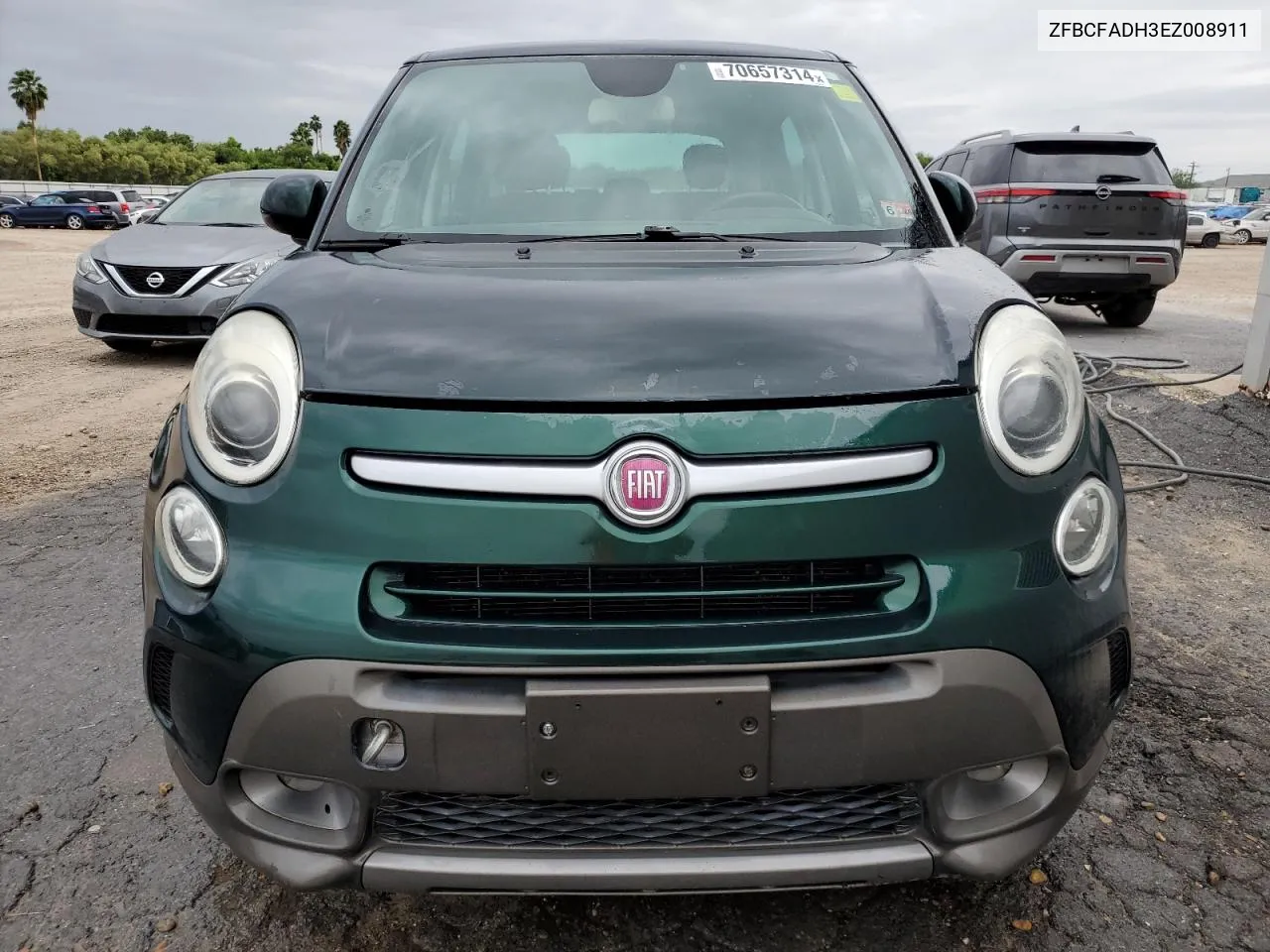 2014 Fiat 500L Trekking VIN: ZFBCFADH3EZ008911 Lot: 70657314