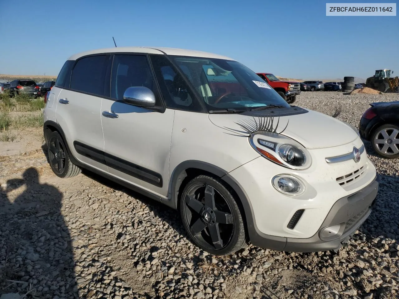 2014 Fiat 500L Trekking VIN: ZFBCFADH6EZ011642 Lot: 71474774