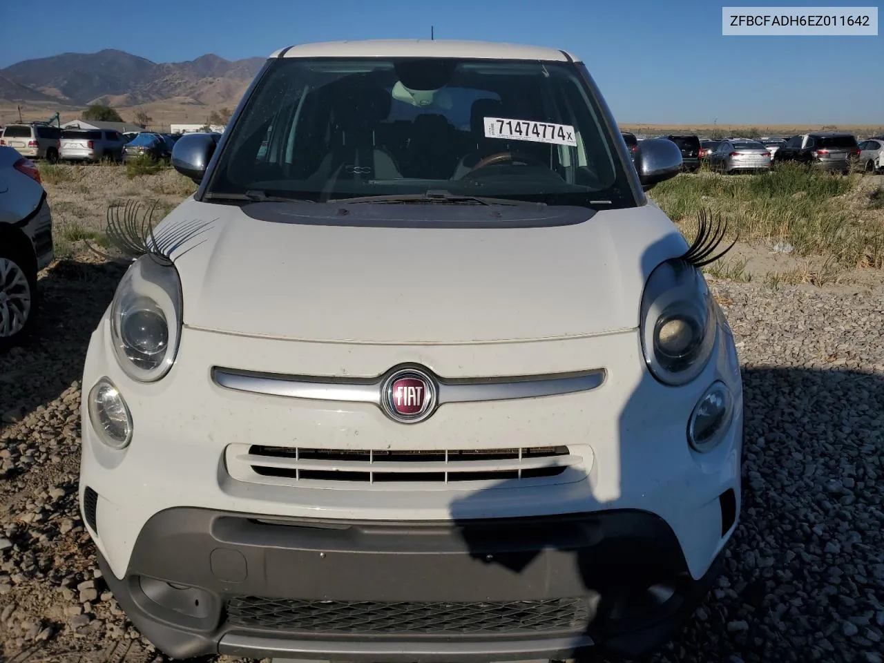 2014 Fiat 500L Trekking VIN: ZFBCFADH6EZ011642 Lot: 71474774