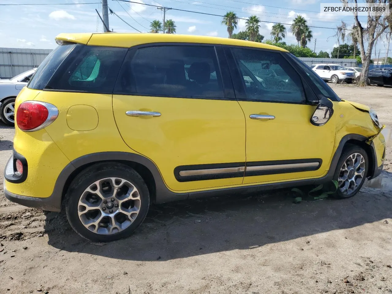 2014 Fiat 500L Trekking VIN: ZFBCFADH9EZ018889 Lot: 71537264