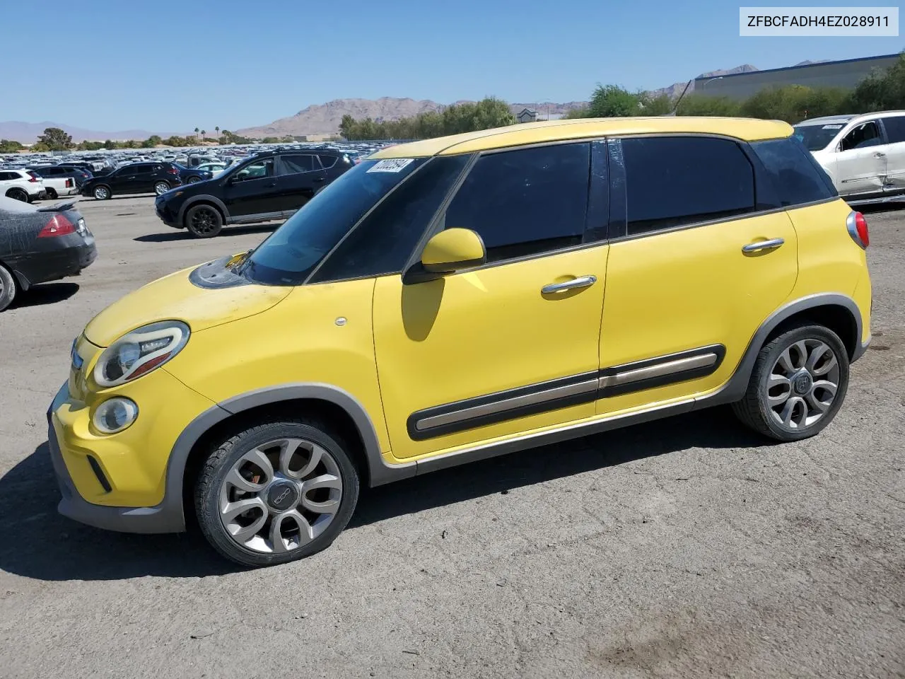 2014 Fiat 500L Trekking VIN: ZFBCFADH4EZ028911 Lot: 72002594