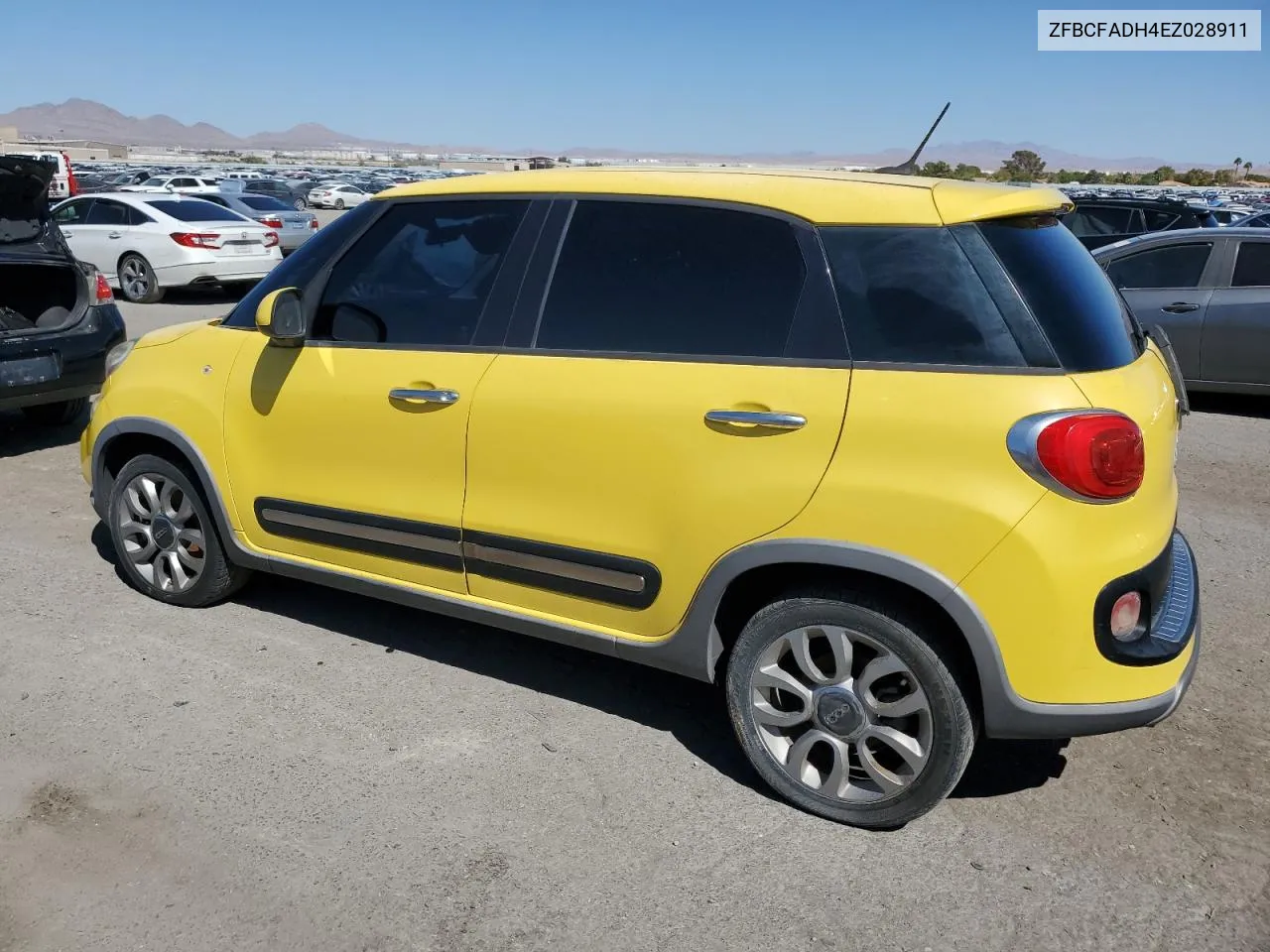 2014 Fiat 500L Trekking VIN: ZFBCFADH4EZ028911 Lot: 72002594