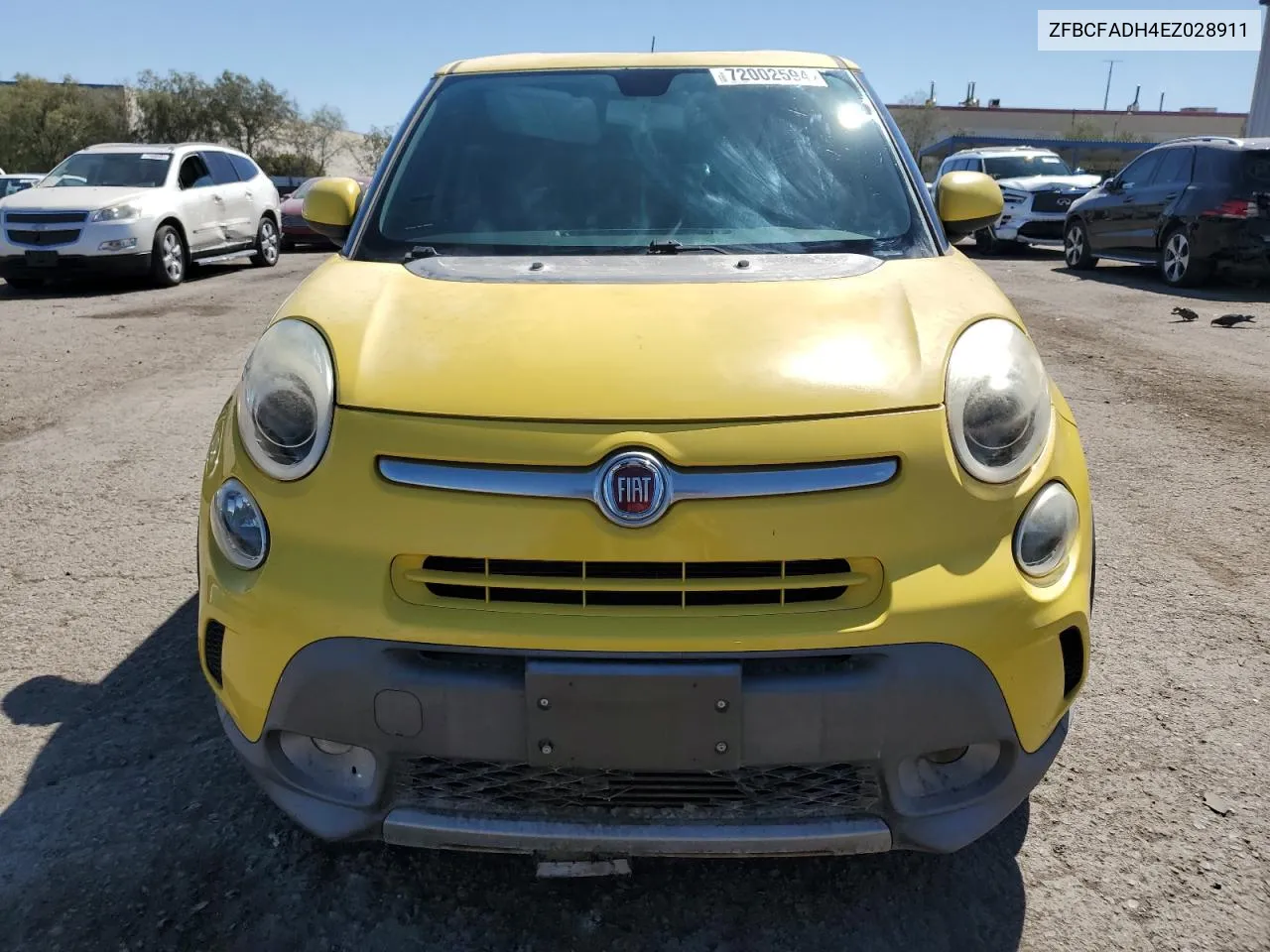 2014 Fiat 500L Trekking VIN: ZFBCFADH4EZ028911 Lot: 72002594