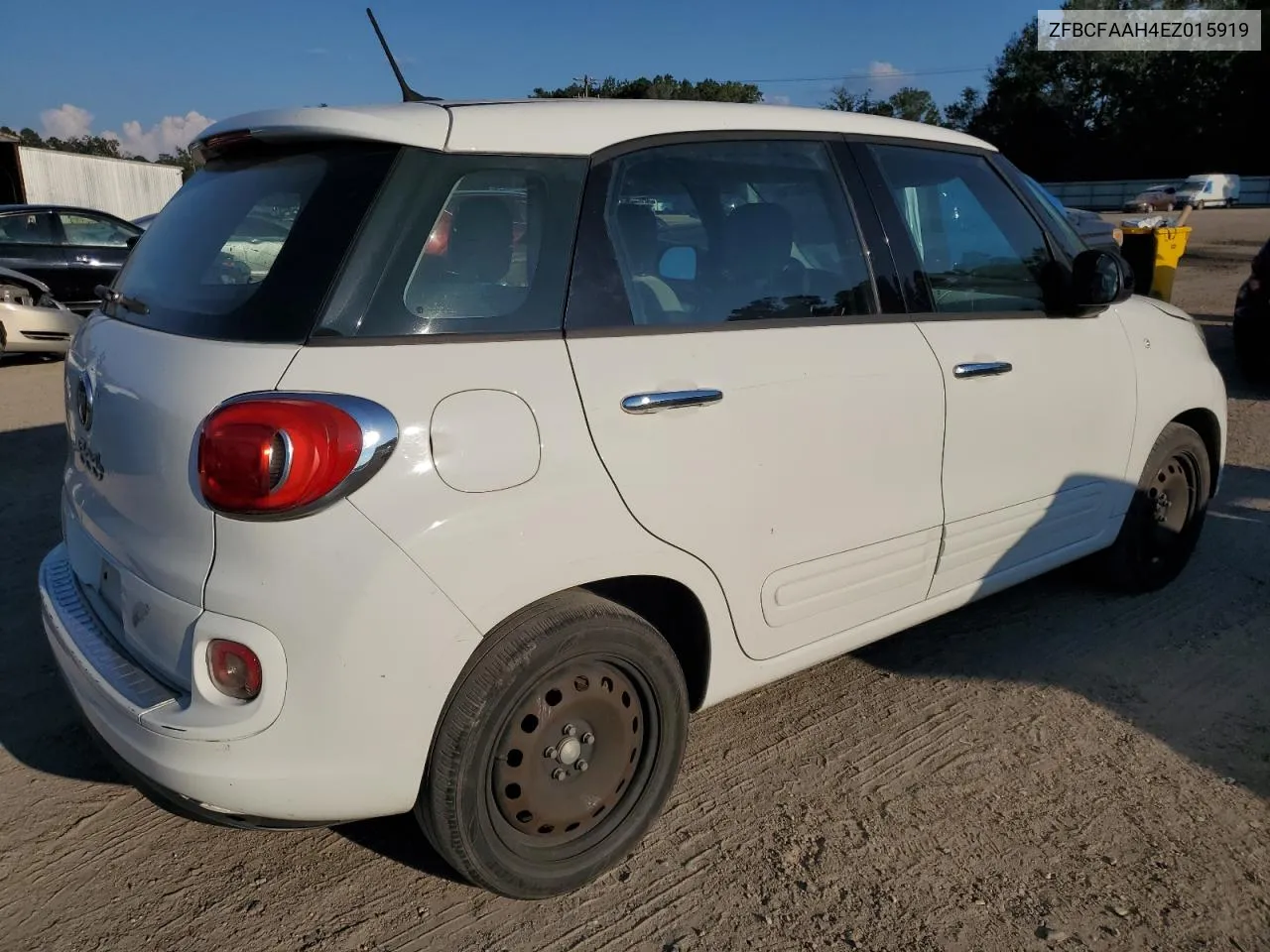 2014 Fiat 500L Pop VIN: ZFBCFAAH4EZ015919 Lot: 72346624