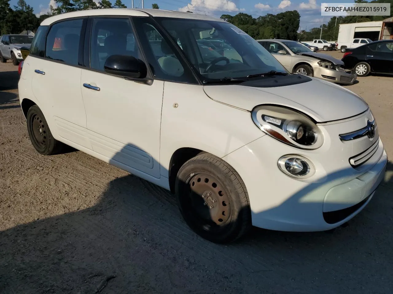 2014 Fiat 500L Pop VIN: ZFBCFAAH4EZ015919 Lot: 72346624