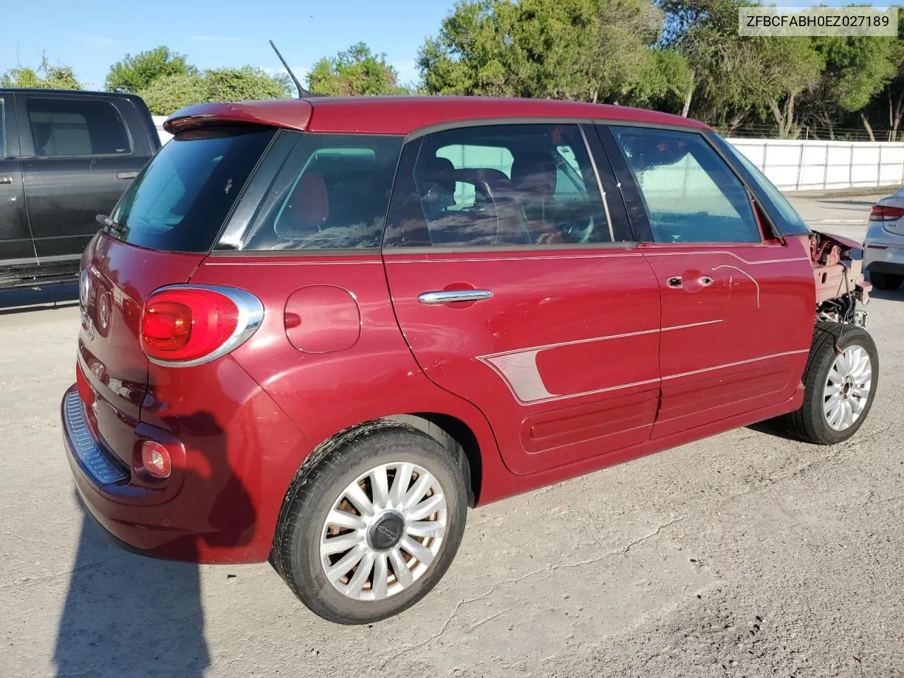 ZFBCFABH0EZ027189 2014 Fiat 500L Easy