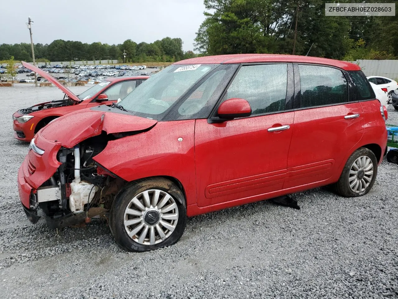 2014 Fiat 500L Easy VIN: ZFBCFABH0EZ028603 Lot: 72855754